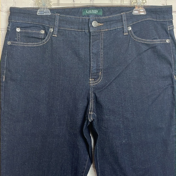 Lauren Ralph Lauren Mid Rise Straight Jeans - Picture 3 of 16